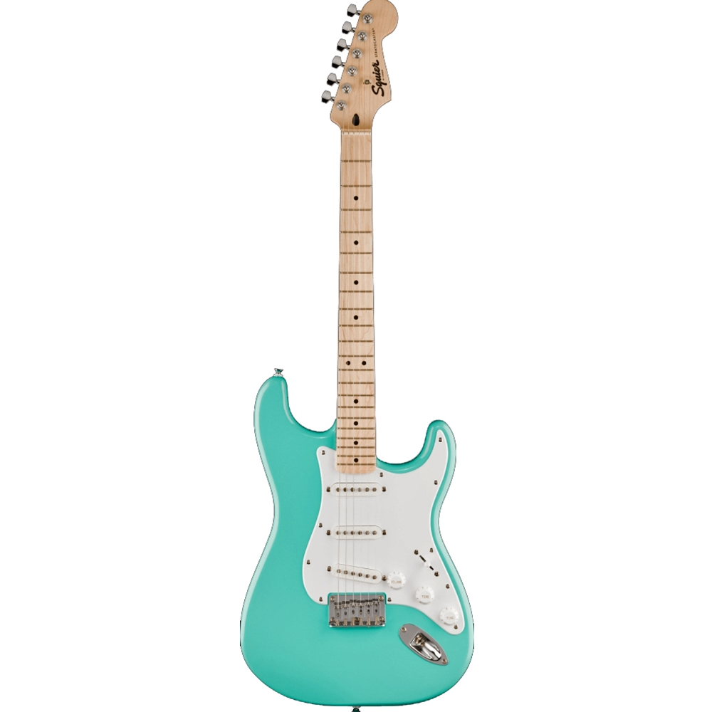 0373252549 Squier Sonic® Stratocaster® HT, Maple Fingerboard, White Pickguard, Sea Foam Green