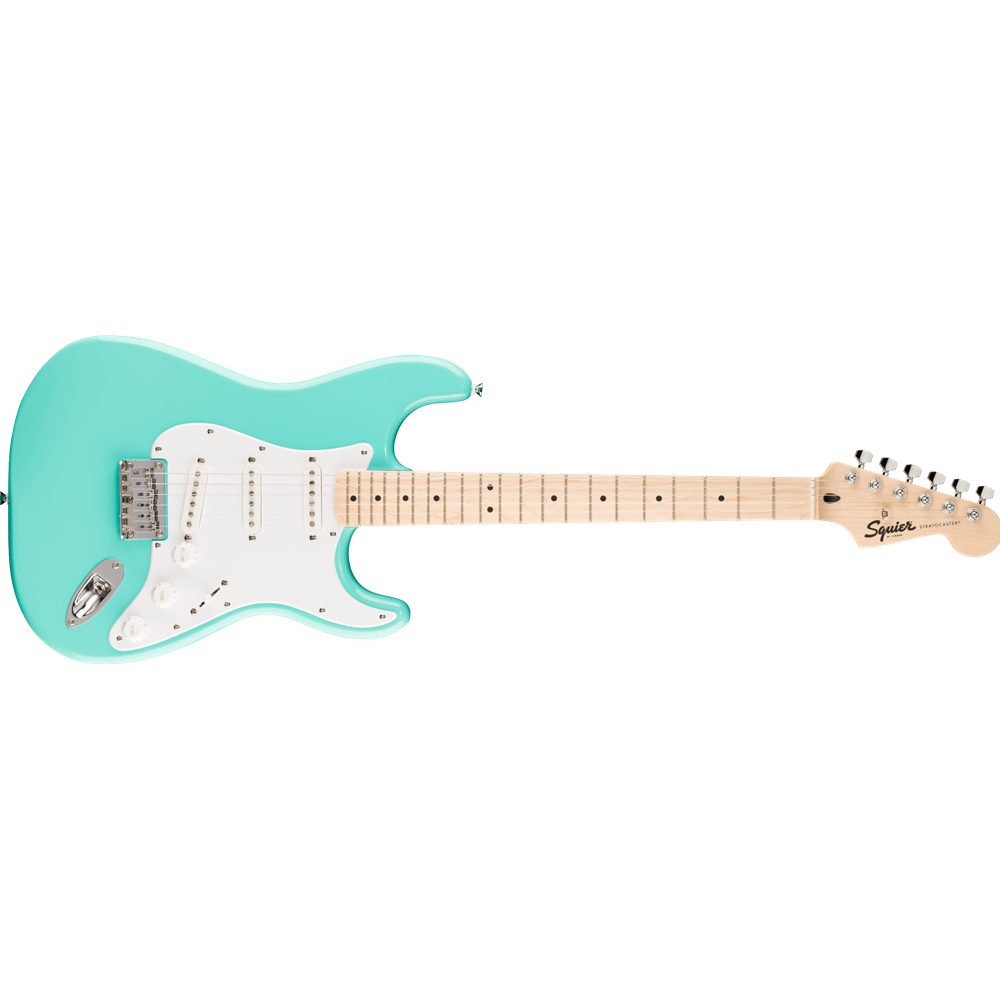0373252549 Squier Sonic® Stratocaster® HT, Maple Fingerboard, White Pickguard, Sea Foam Green