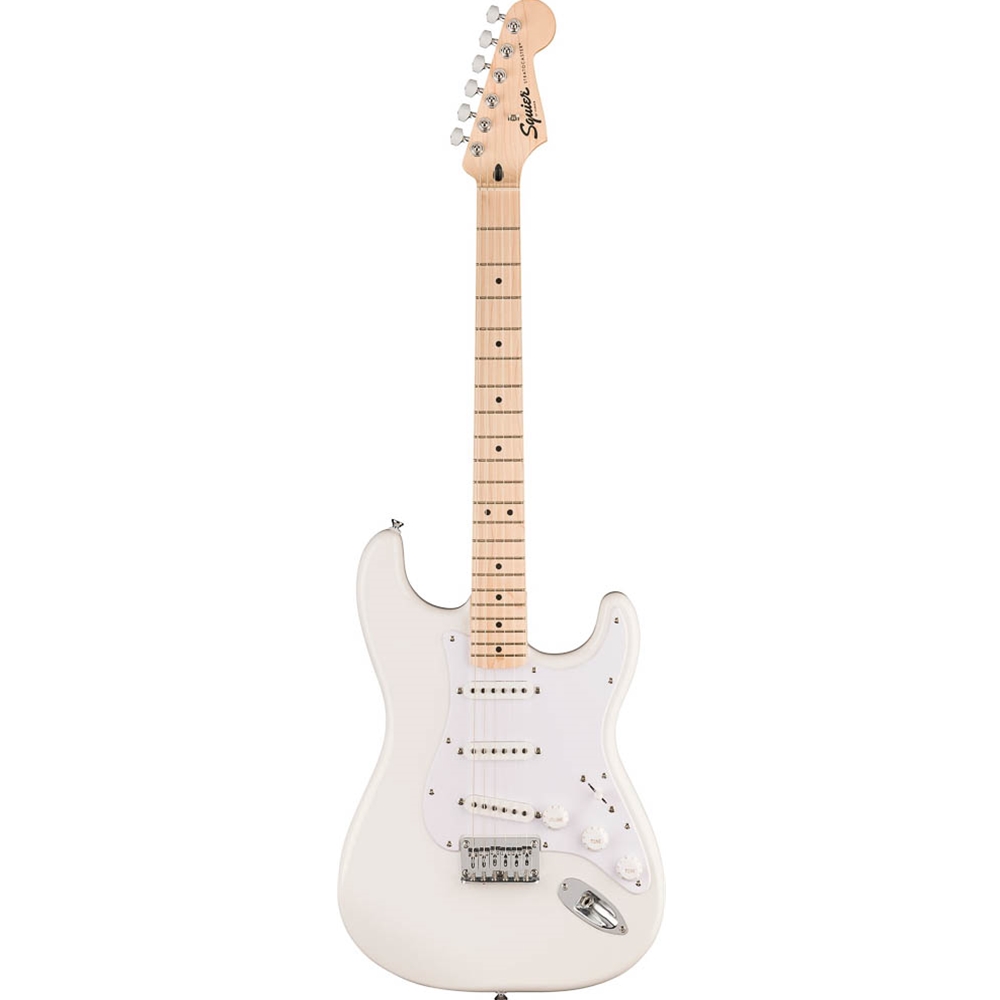 0373252580 Squier Sonic Stratocaster Electric Guitar HT, Arctic White