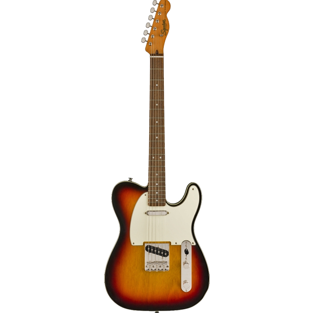 Squier 0374040500 Classic Vibe '60s Custom Telecaster®Electric Guitar, 3-Color Sunburst