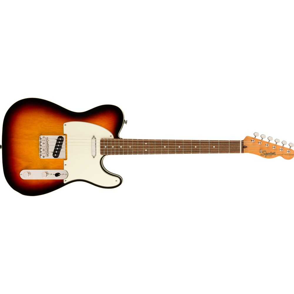Squier 0374040500 Classic Vibe '60s Custom Telecaster®Electric Guitar, 3-Color Sunburst
