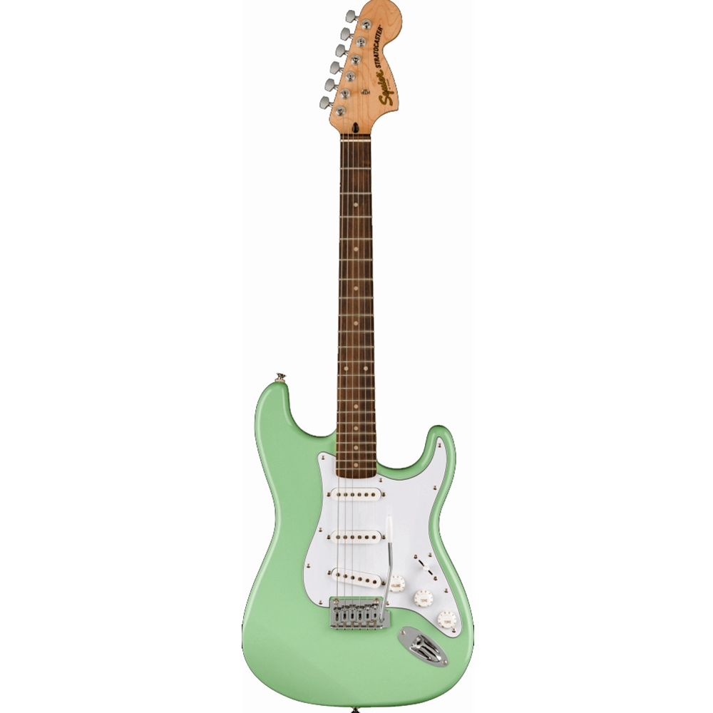 Squier 0378000557 FSR Affinity Series Stratocaster Electric Guitar, Surf Green