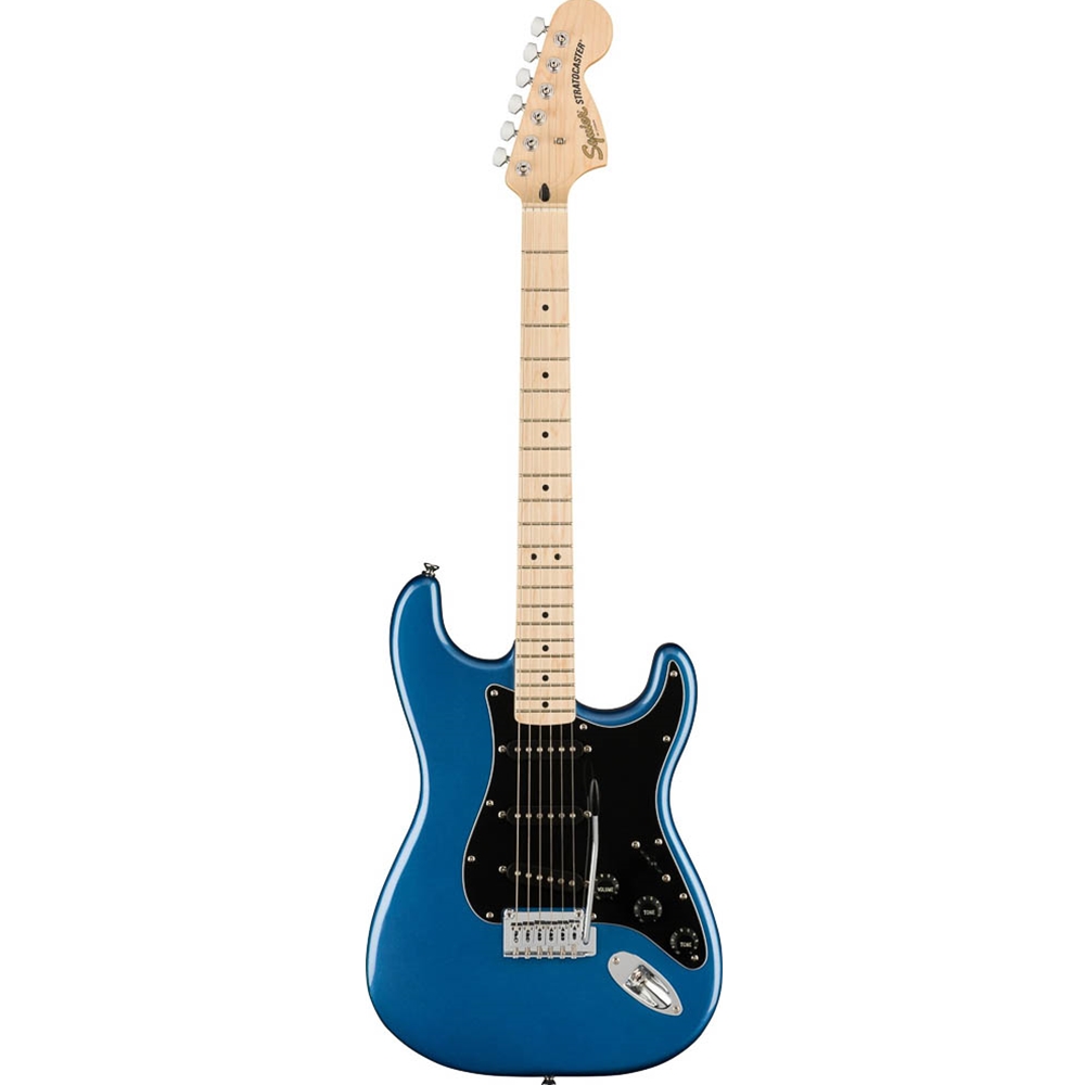 Squier 0378003502 Affinity Series Stratocaster Electric Guitar, Lake Placid Blue