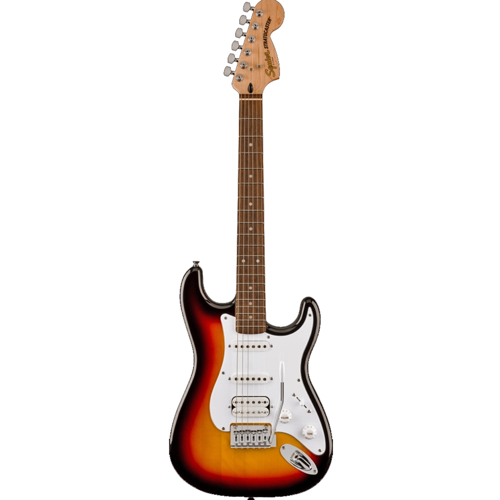 Squier 0378180500 Affinity Series Stratocaster Junior HSS, 3-Color Sunburst