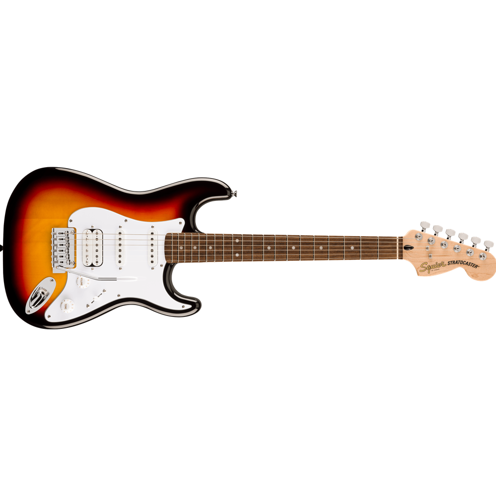 Squier 0378180500 Affinity Series Stratocaster Junior HSS, 3-Color Sunburst