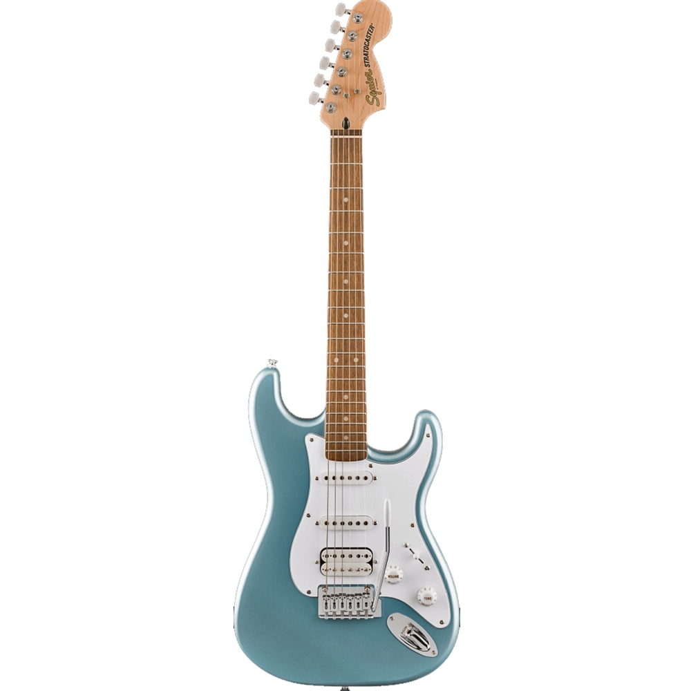 Squier 0378180583 Affinity Series Stratocaster Junior HSS, Ice Blue Metallic