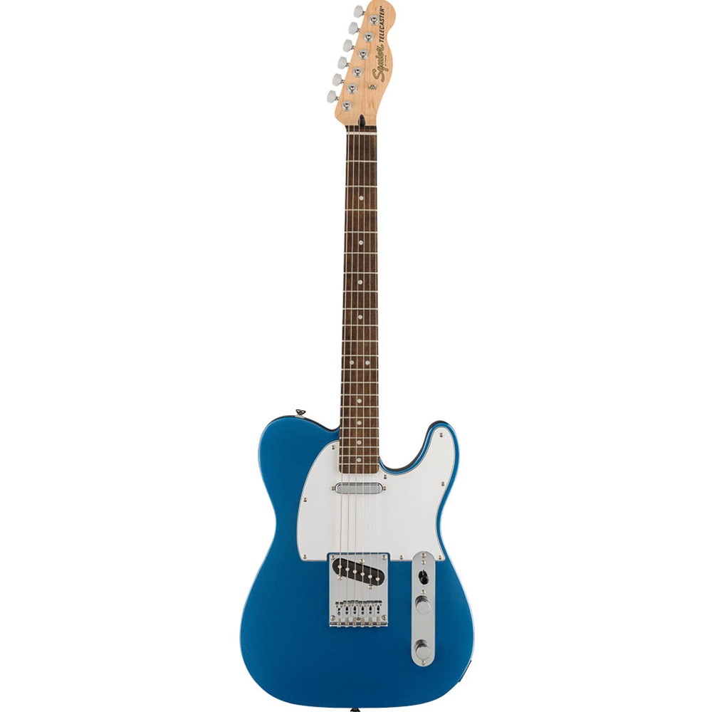 Squier 0378200502 Affinity Series Telecaster Electric Guitar- White Pickguard, Lake Placid Blue