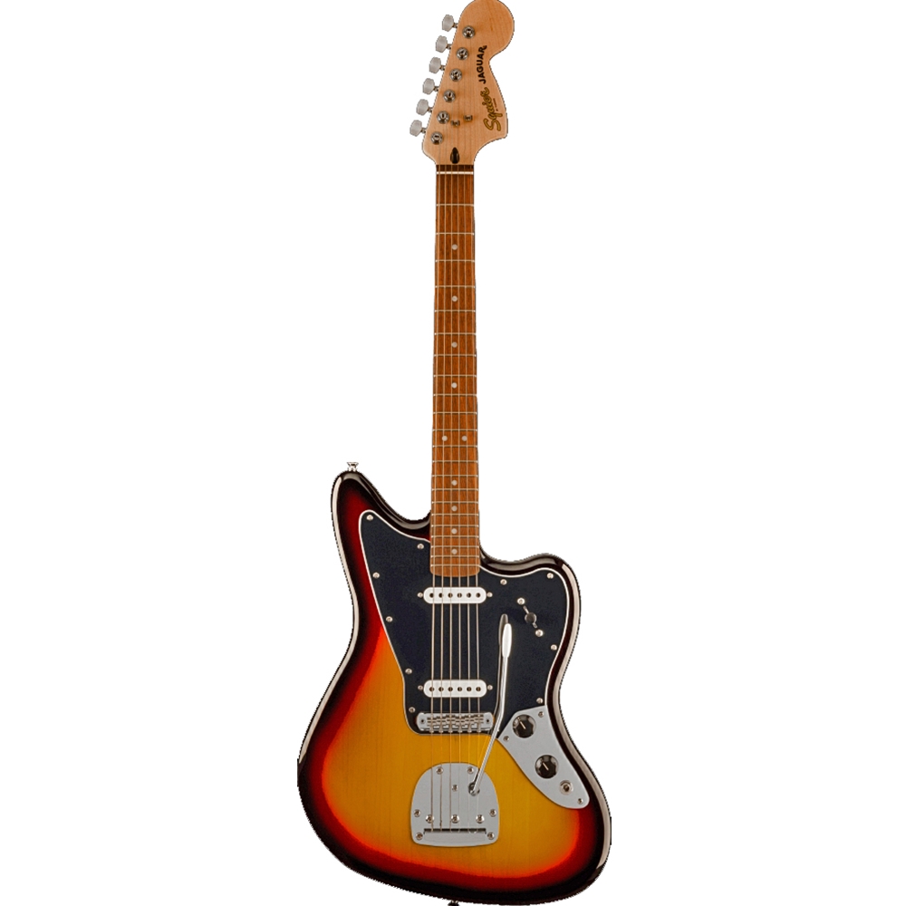 Squier 0378401500 Affinity Series Jaguar Electric Guitar, 3-Color Sunburst