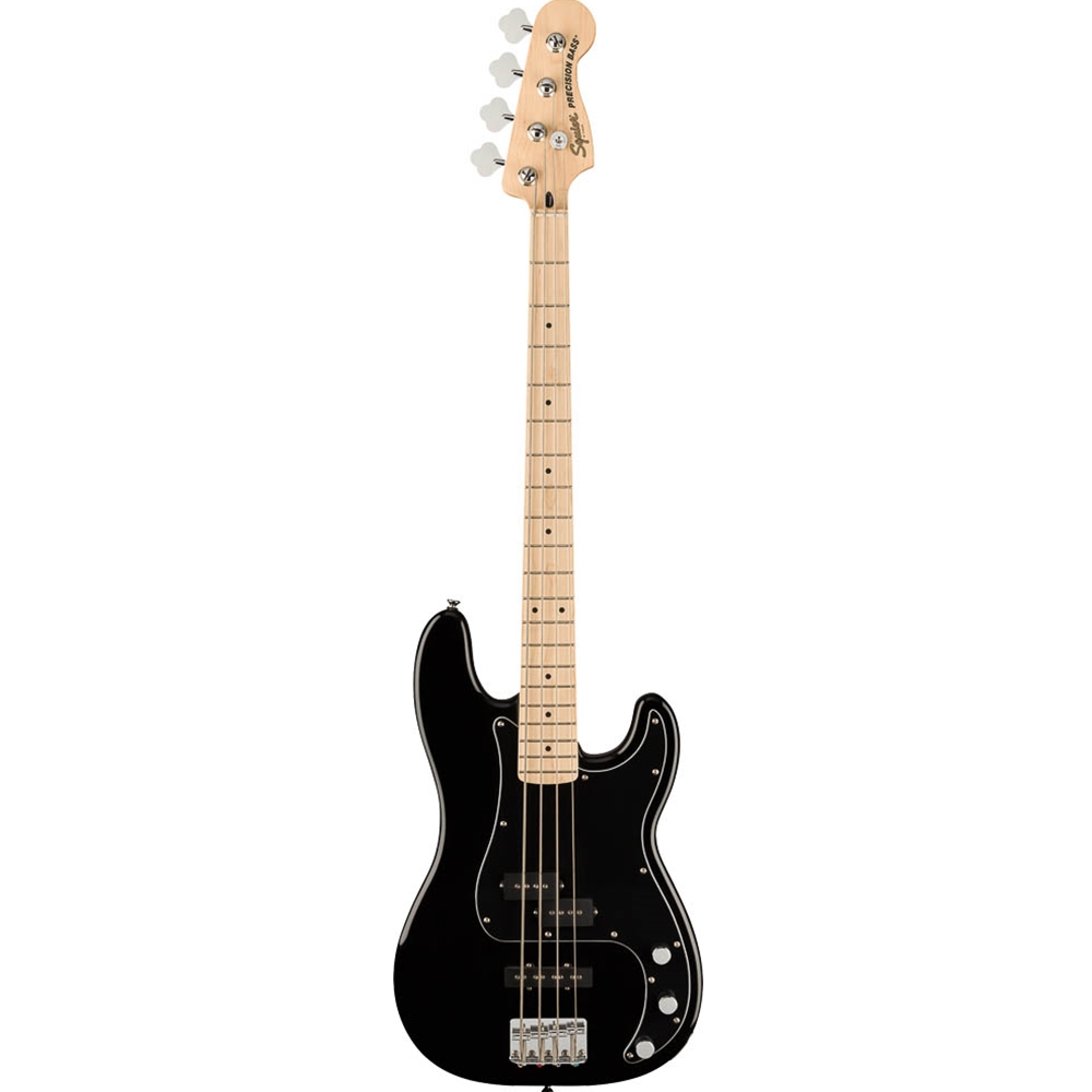 Squier 0378553506 Affinity Series Precision Electric Bass Guitar PJ, Black