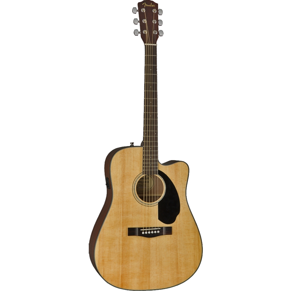 Fender 0970113021 CD-60SCE Dreadnought Acoustic Electric Guitar, Natural