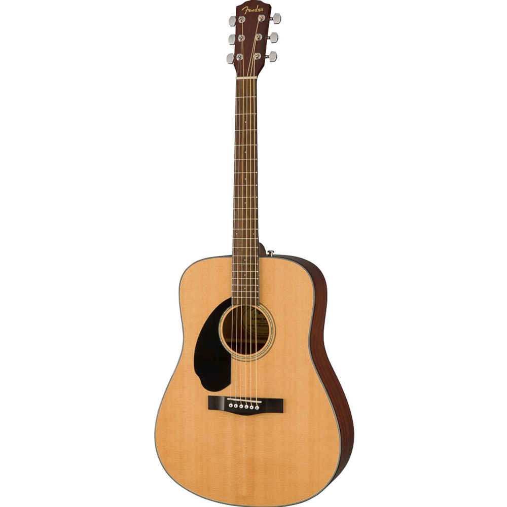 Fender 0970115021 CD-60S Left Hand Dreadnought Acoustic Guitar, Natural