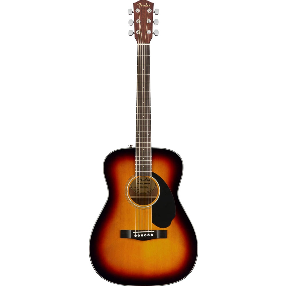 Fender 0970150032 CC-60S Concert Acoustic Guitar, 3-Color Sunburst