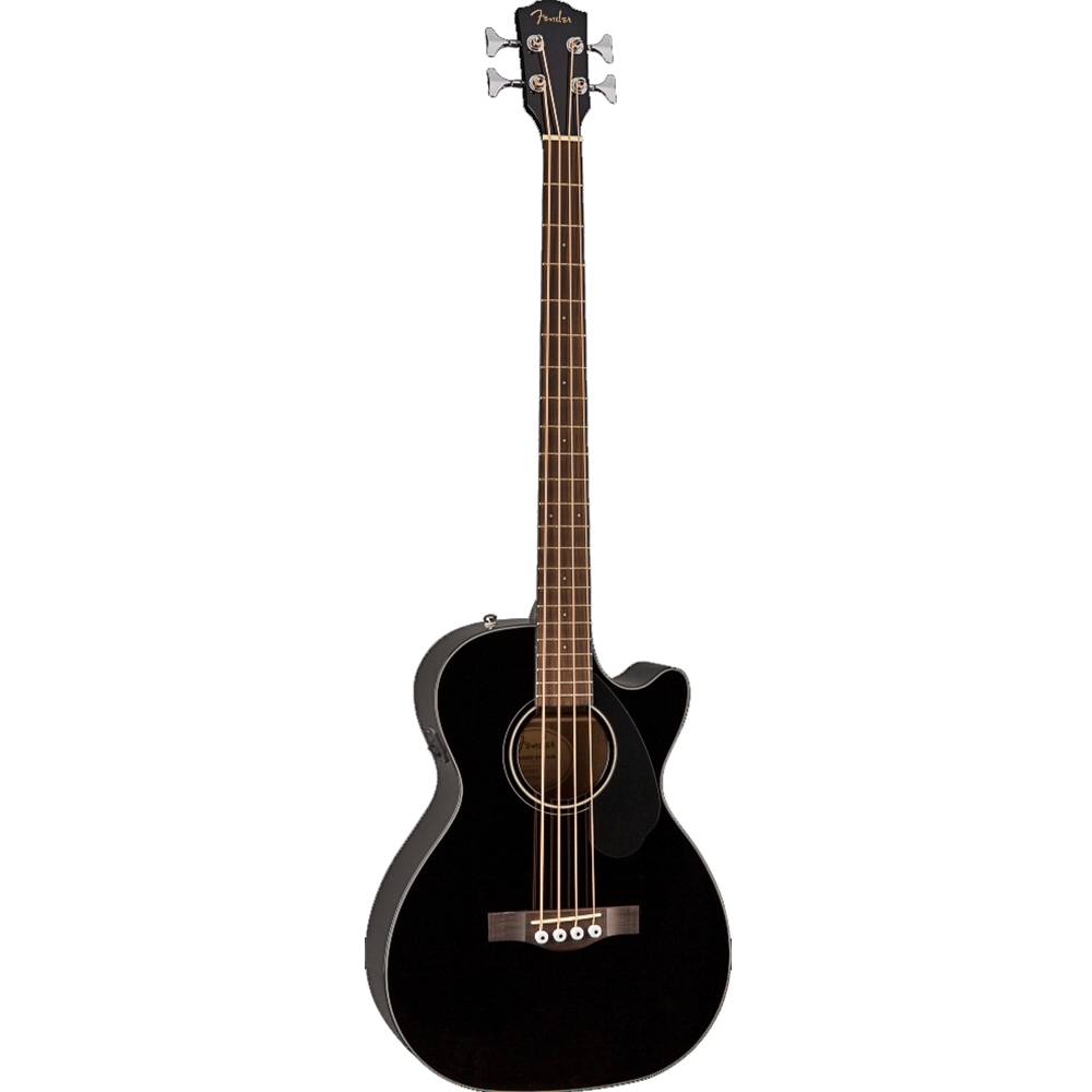 Fender 0970183006 CB-60SCE Acoustic Electric Bass Guitar, Black