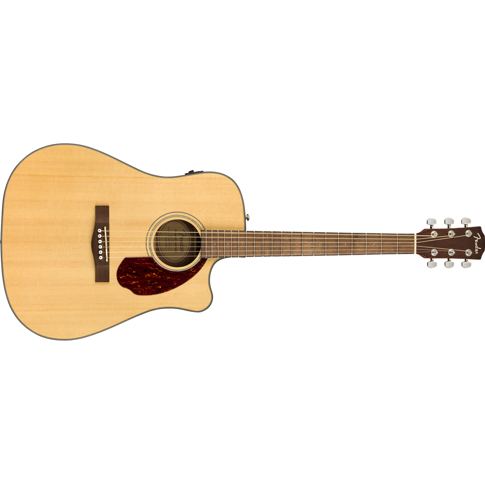 Fender 0970213321 CD-140SCE Dreadnought Acoustic Electric Guitar w/Hardshell Case, Natural