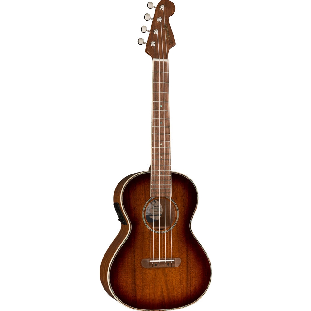 Fender 0970452164 Montecito Tenor Acacia Ukulele w/Gig Bag, Shaded Edge Burst