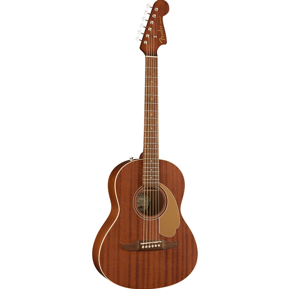 Fender 0970770122 Sonoran Mini Acoustic Guitar w/Gig Bag, All Mahogany