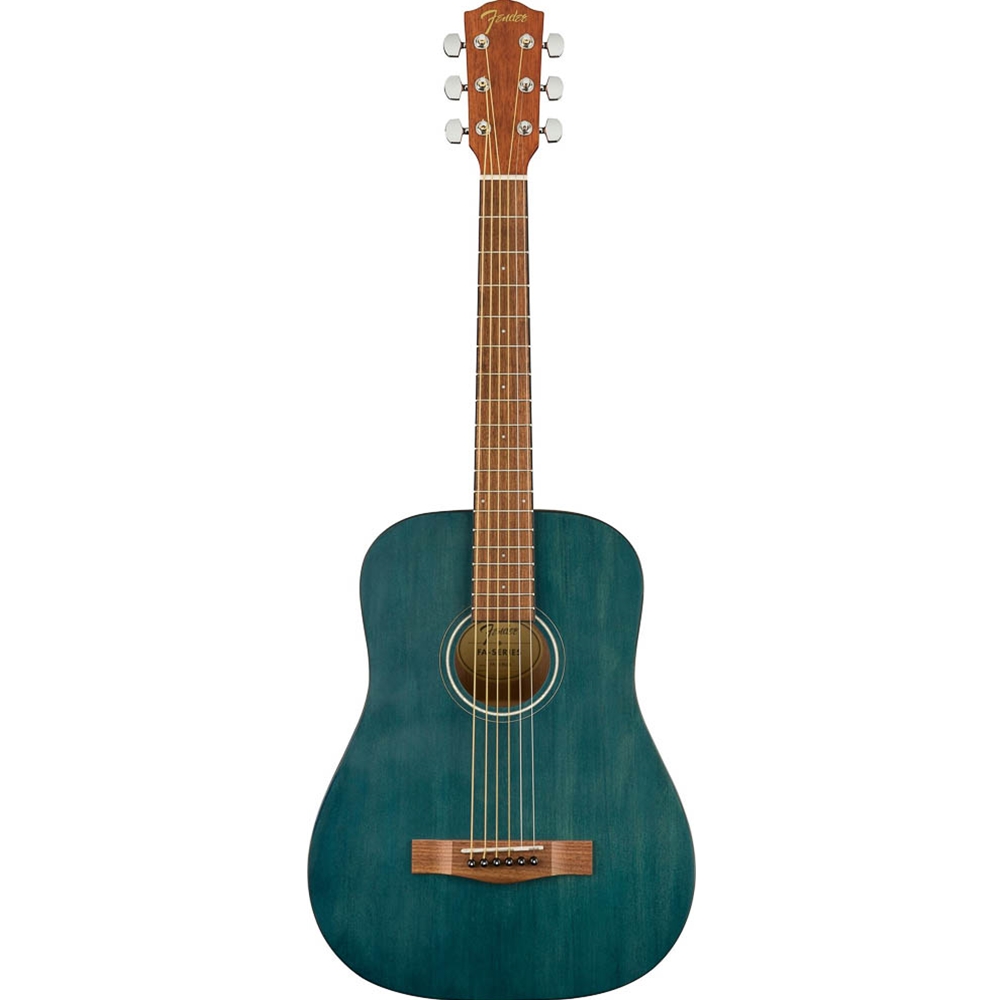 Fender 0971170187 FA-15 3/4 Scale Steel String Acoustic Guitar w/Gig Bag - Blue