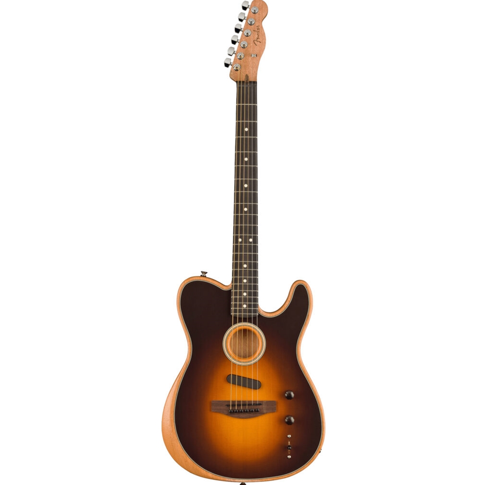 Fender 0972213260 Acoustic Electric Acoustasonic Player Telecaster Guitar w/Deluxe 1225 Gig Bag, Shadow Burst