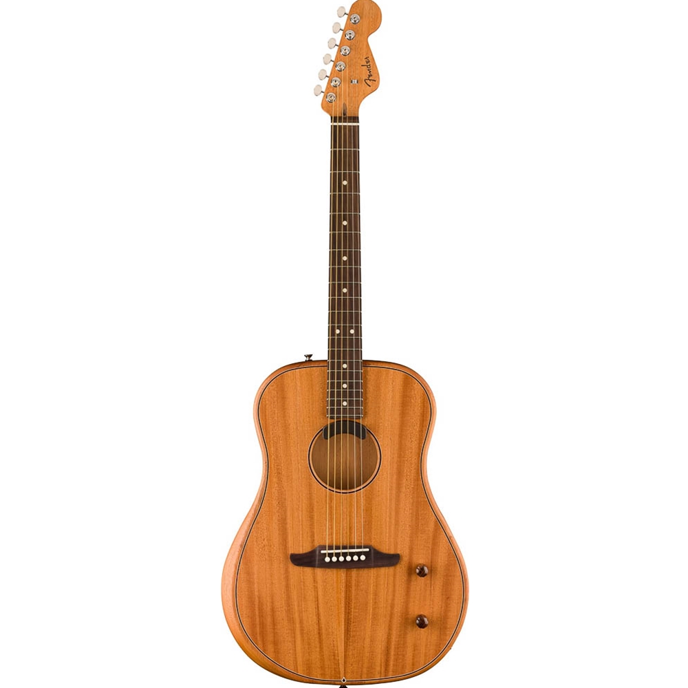 Fender 0972512122 Acoustic Electric Highway Series Dreadnought Guitar w/Deluxe 1225 Gig Bag, All-Mahogany