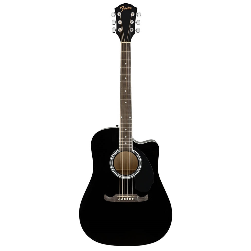 Fender 0972713506 Acoustic Electric FA-125CE Dreadnought Guitar, Black