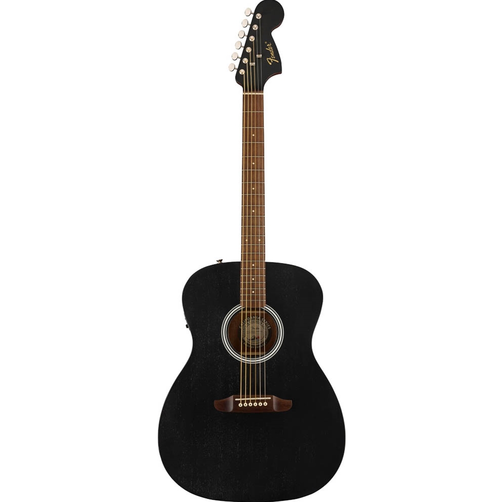 Fender 0973052111 Acoustic Electric Monterey Standard Guitar w/Gig Bag, Black Top - $50 MARKDOWN!