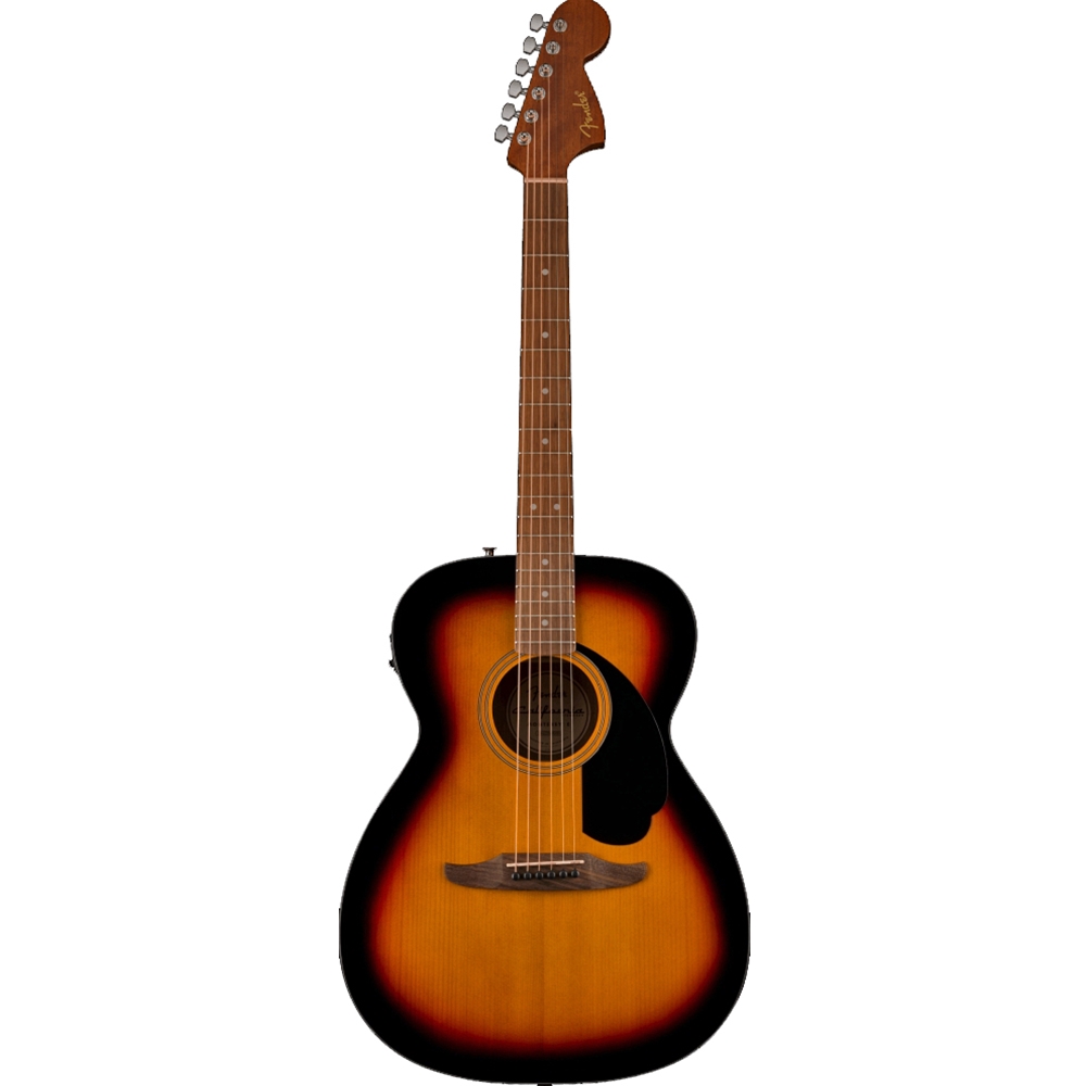 Fender 0974250500 California Standard Monterey E, Spruce Top, Black Pickguard, 3-Color Sunburst