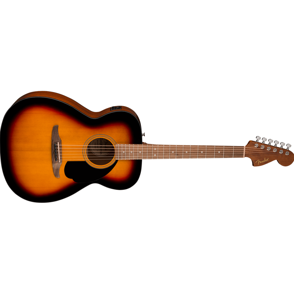 Fender 0974250500 California Standard Monterey E, Spruce Top, Black Pickguard, 3-Color Sunburst