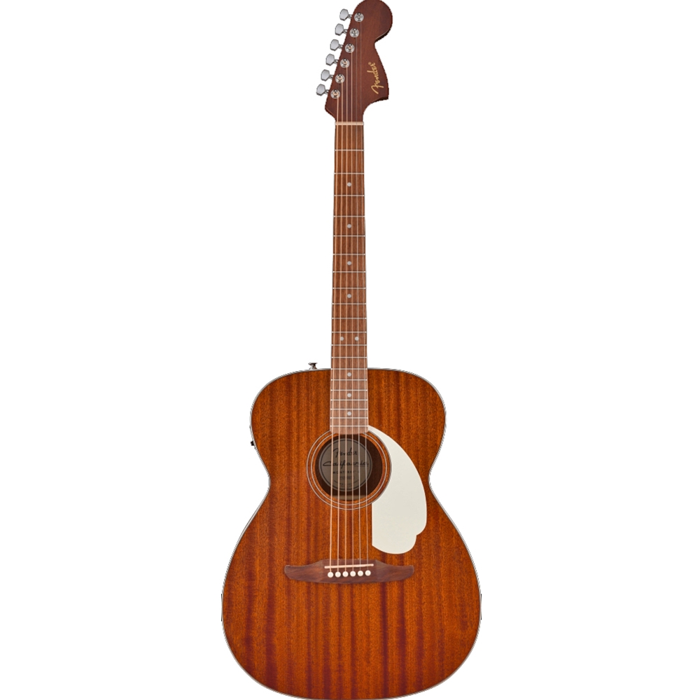 Fender 0974253521 California Standard Monterey™ E Acoustic Electric Guitar, Sapele Top, Ivory Pickguard, Natural