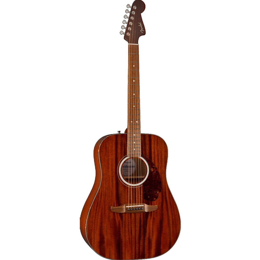 Fender 0974602521 California Deluxe Redondo™ Mahogany Acoustic Electric Guitar, Walnut Fingerboard, Natural
