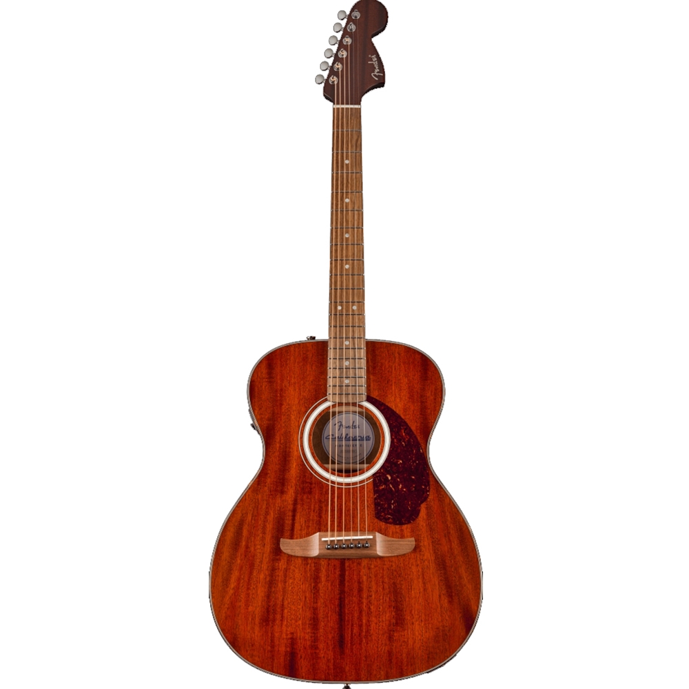 Fender 0974652521 California Deluxe Monterey™ E Mahogany Acoustic Electric Guitar, Walnut Fingerboard, Natural