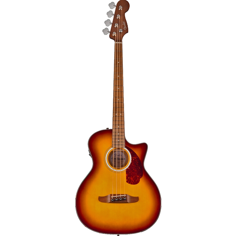 Fender 0974790542 California Deluxe Kingman™ Bass CE, Walnut Fingerboard, Honey Sunburst