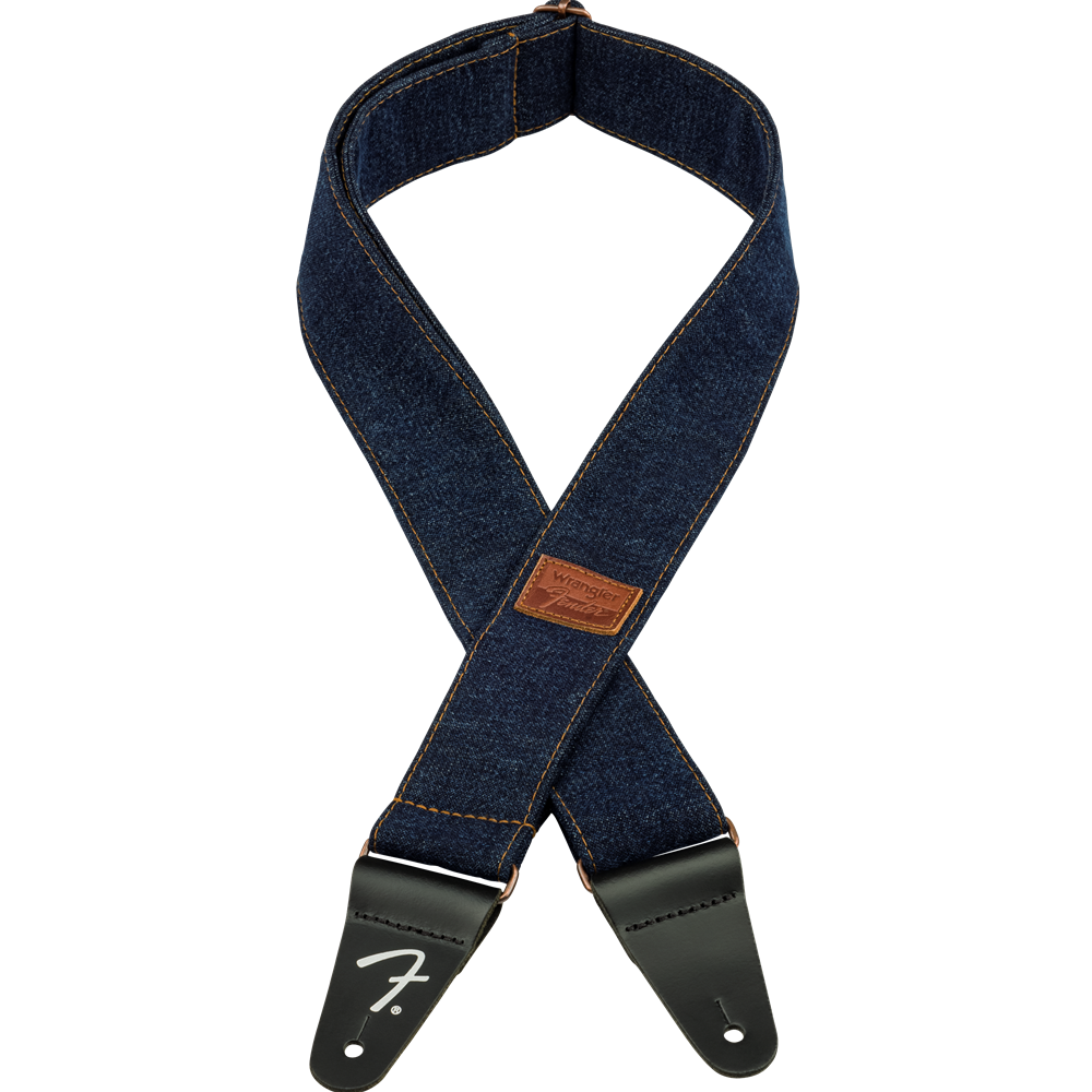 Fender 0990638013 Wrangler® Denim Guitar Strap - Dark Indigo