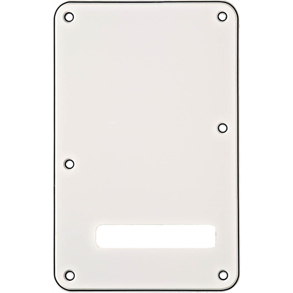 Fender 0991321000 Backplate - Stratocaster® - White (W/B/W) - 3-Ply