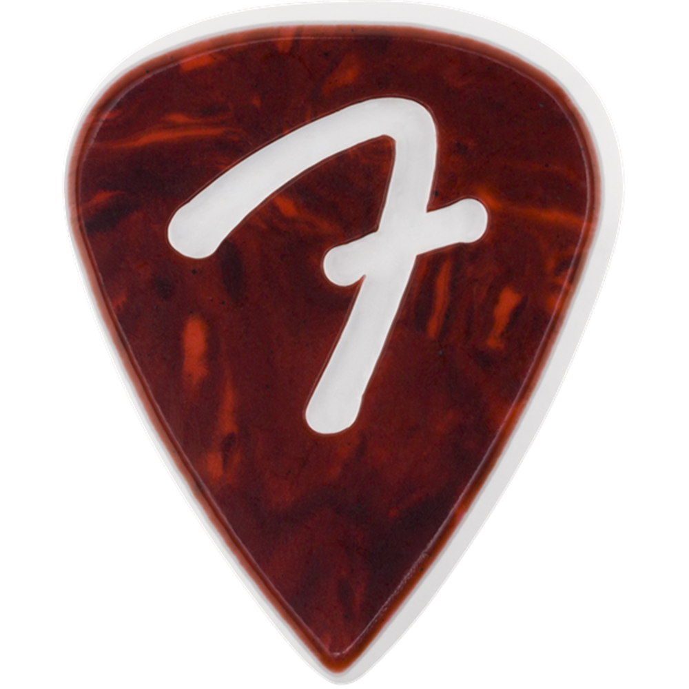 Fender 1984351300 F Grip 351 Guitar Picks - Shell - (3)