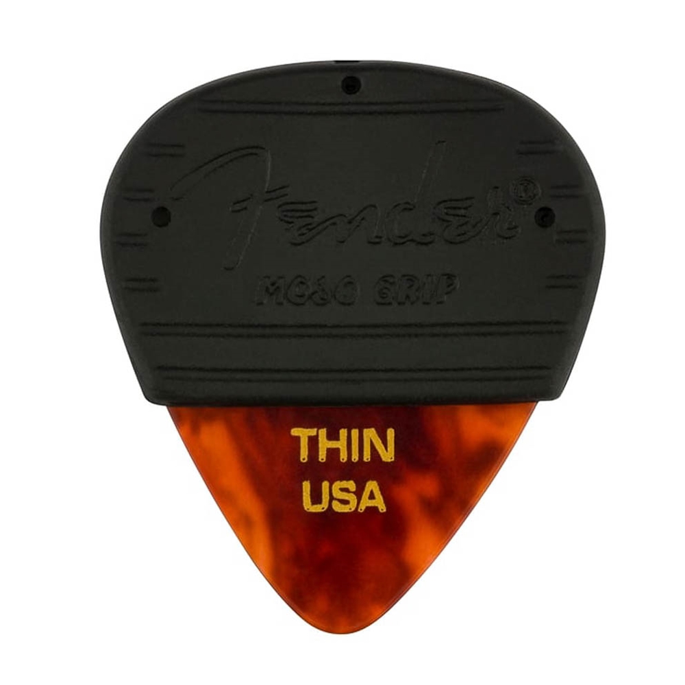 Fender 1985351700 Mojo Grip Picks - Celluloid - Thin - 3-Pack - Tortoiseshell