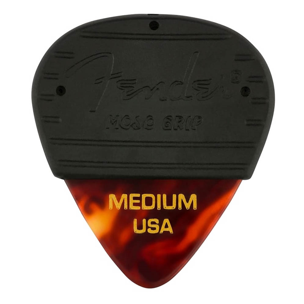 Fender 1985351800 Mojo Grip Picks - Celluloid - Medium - 3-Pack - Tortoiseshell