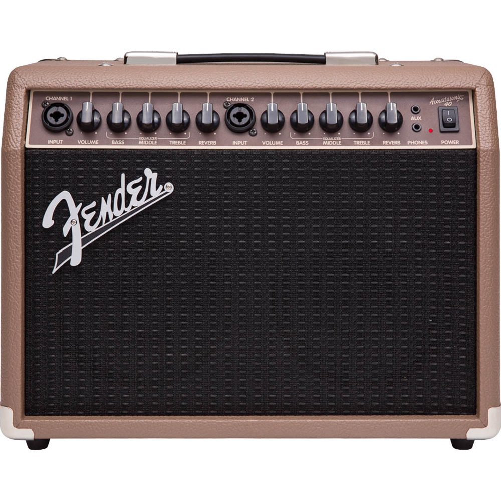 Fender 2314200000 Acoustasonic Acoustic Instrument 40 Watt Guitar Amplifier