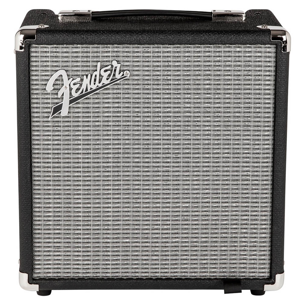 Fender 2370100000 Rumble™ 15 (V3) Electric Bass Guitar Amplifier - Black and Silver