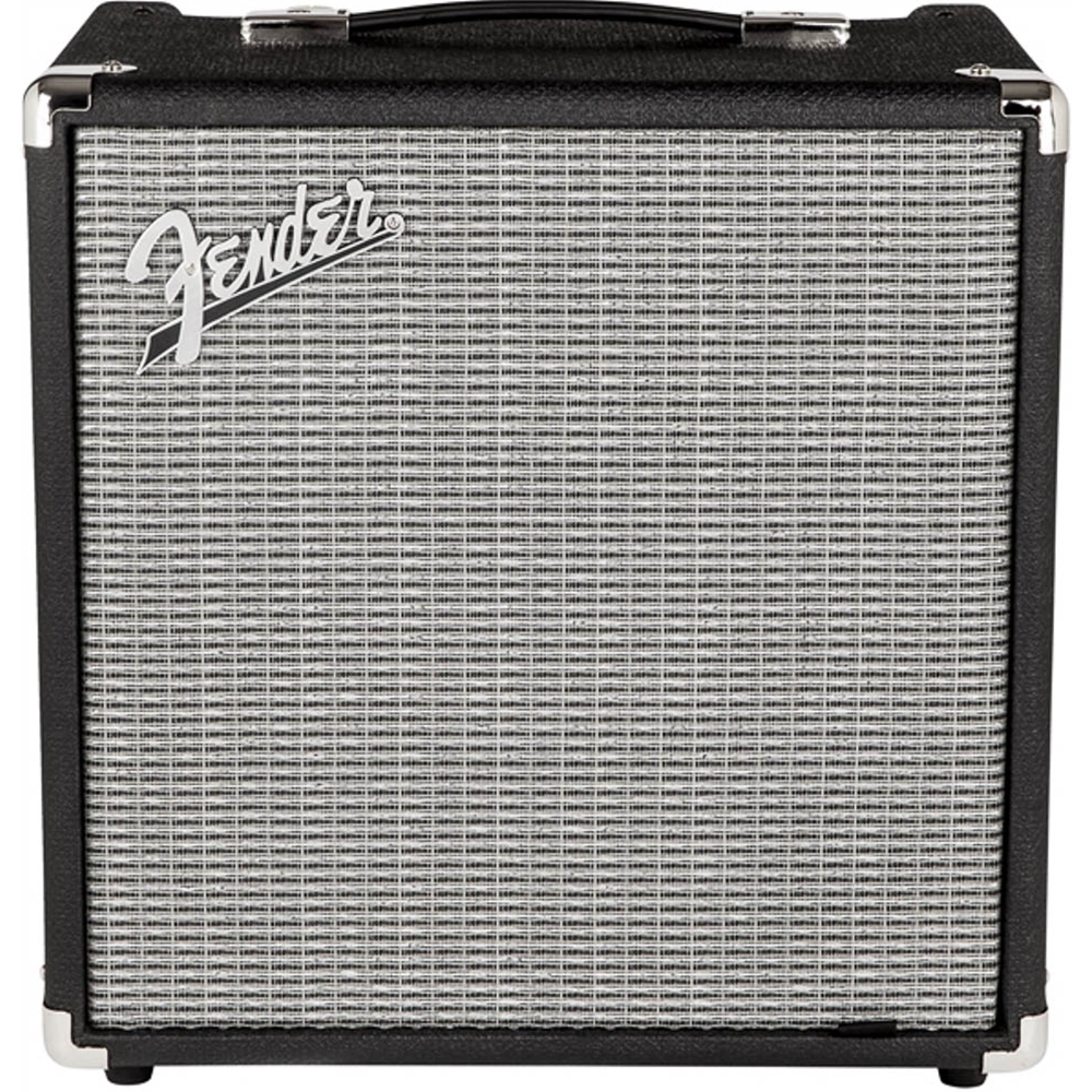 Fender 2370200000 Rumble 25 (V3) Electric Bass Guitar Amplifier, Black/Silver