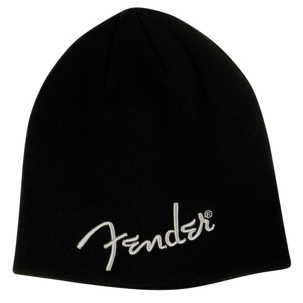 9106111706 Fender® Logo Beanie - Black - One Size