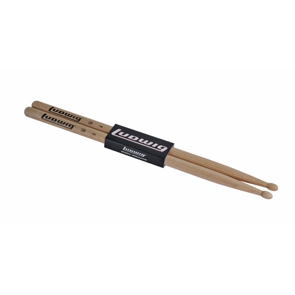 Ludwig LV2B Hickory Drum Sticks, Wood Tip