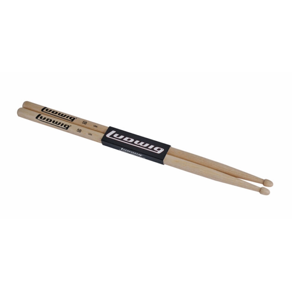 Ludwig LV5B Hickory Drum Sticks, Wood Tip