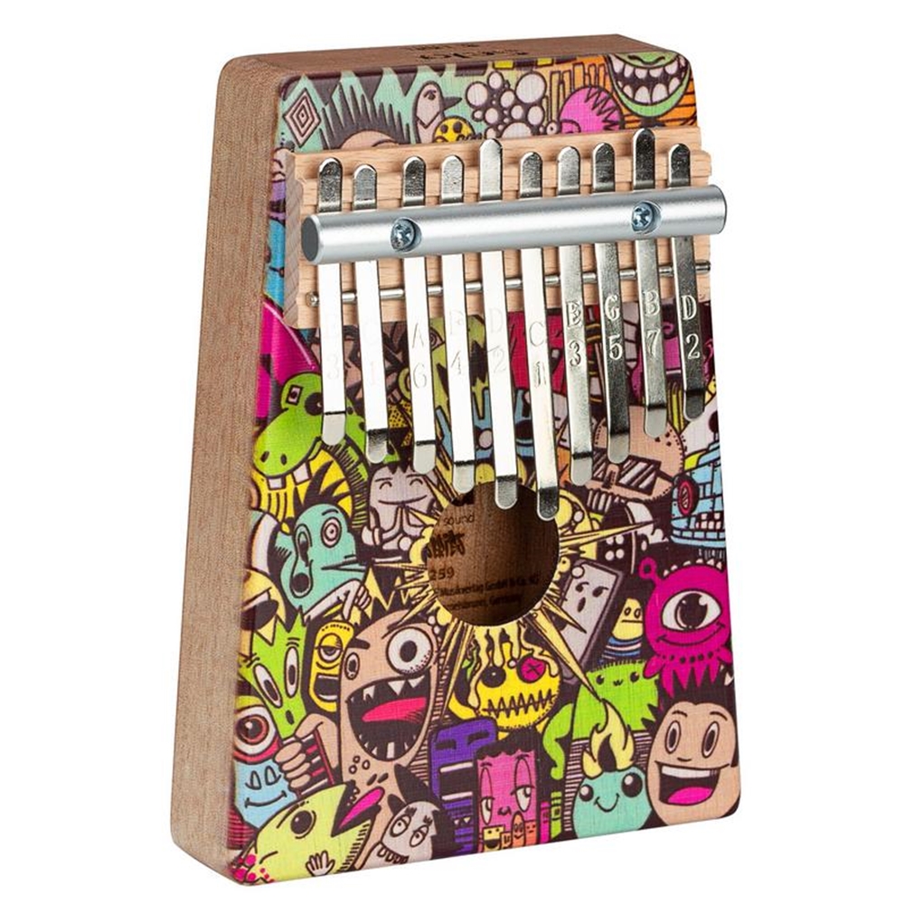 Sela SE259 Art Kalimba 10 Key Little Monster - 50% OFF CLEARANCE!