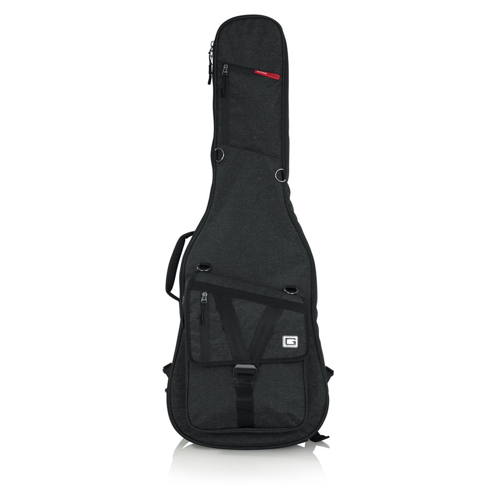 Gator GT-ELECTRIC-BLK Transit Electric Guitar Bag; Charcoal