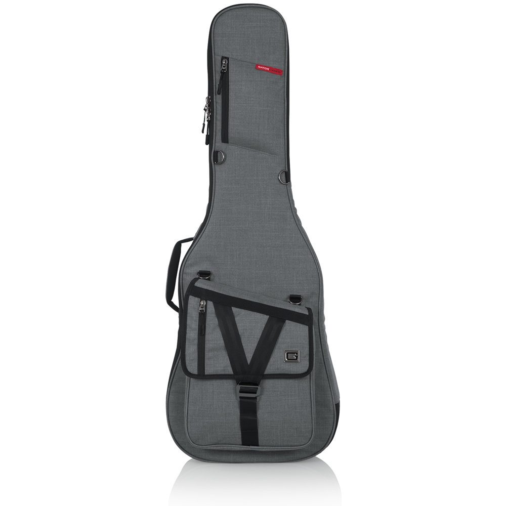 Gator GT-ELECTRIC-GRY Transit Electric Guitar Bag; Light Grey