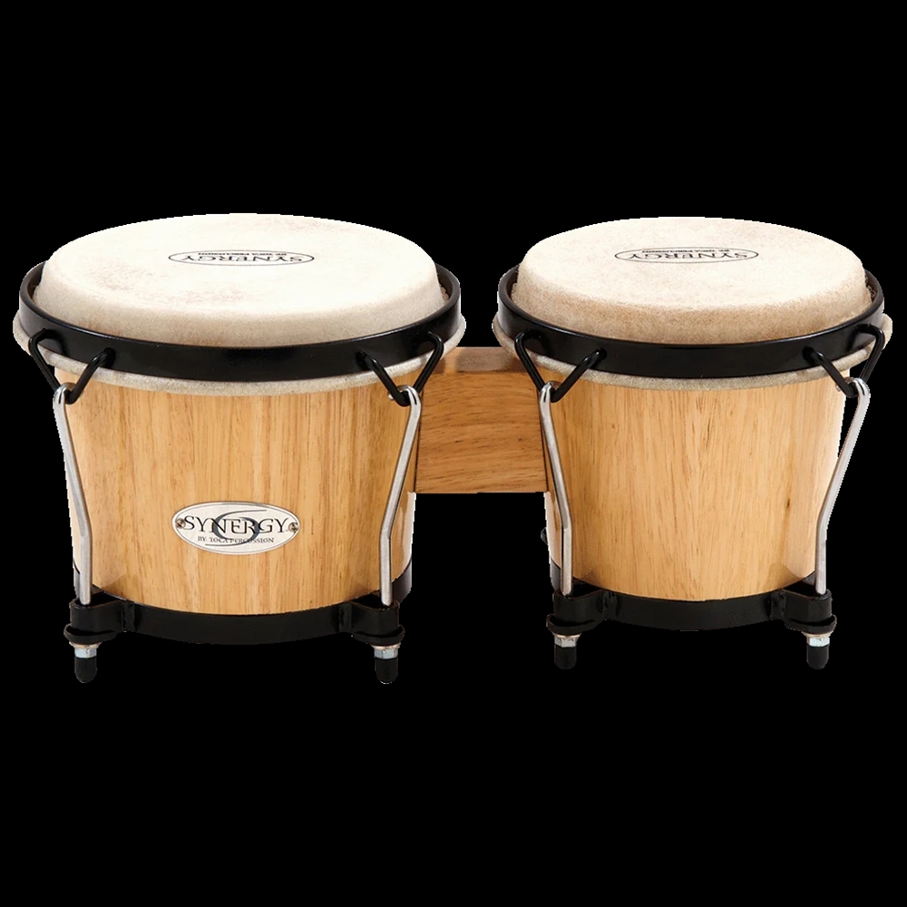 Toca 2100N Synergy Wood Bongos 6" / 7", Natural