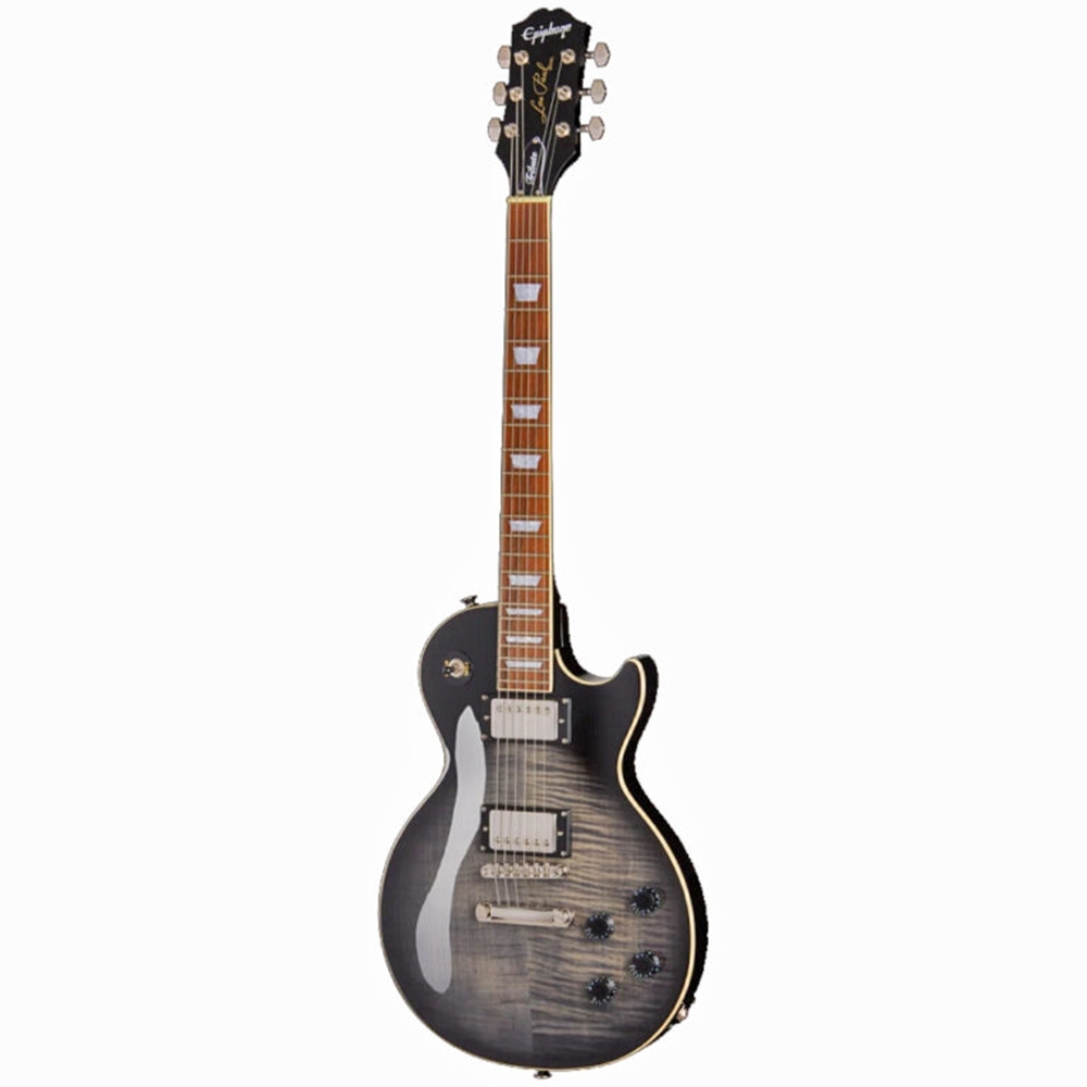 Epiphone E1LPTPEBBNH1 Les Paul Tribute Plus Electric Guitar, Ebony Burst