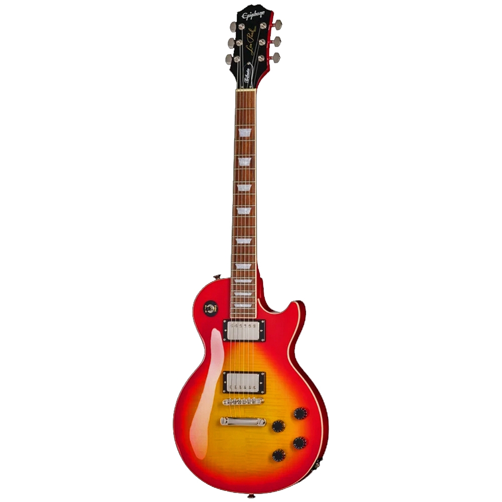Epiphone E1LPTPHCSNH1 Les Paul Tribute Plus Electric Guitar, Heritage Cherry Sunburst