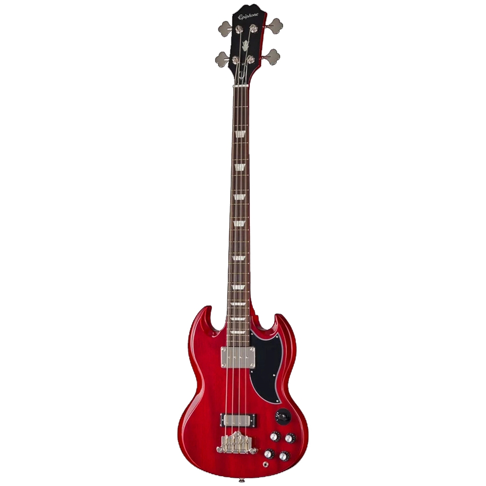 Epiphone EBG3CHCHR SG Electric Bass Guitar w/Gig Bag, Cherry