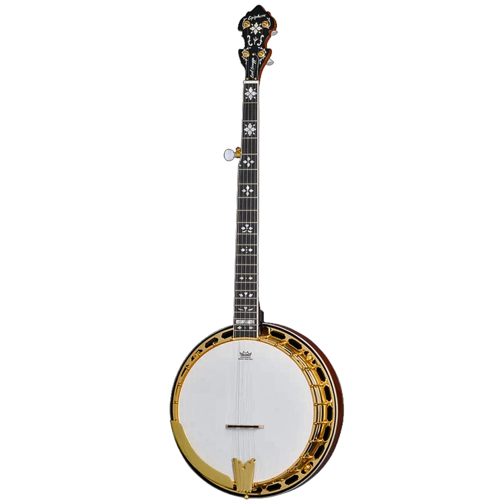 Epiphone EIGBESNAGH1 Earl Scruggs Golden Deluxe 5-String Banjo w/ Hardshell Case